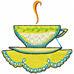 Mugs Embroidery Design 11 Mugs Embroidery Design 11